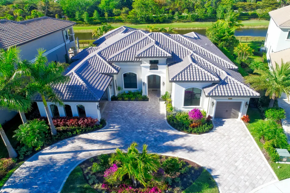 Luxury estate aerial, Boca Raton real estate photography
