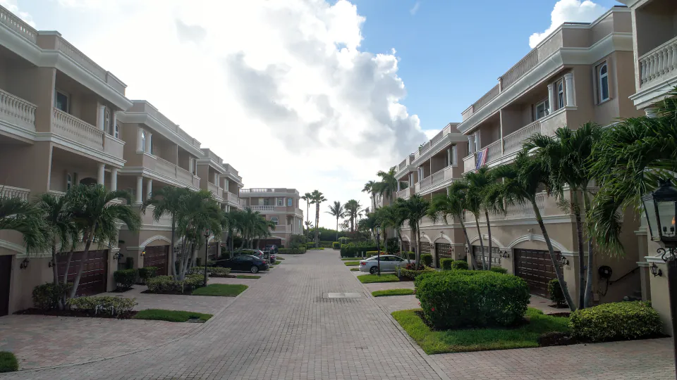 Townhome exteriors, South Florida real estate photography
