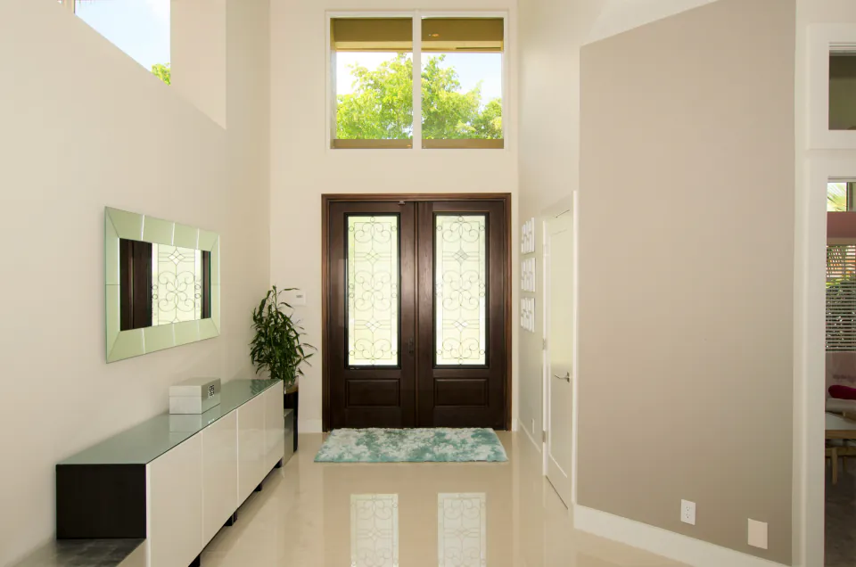 Entry foyer interior photography