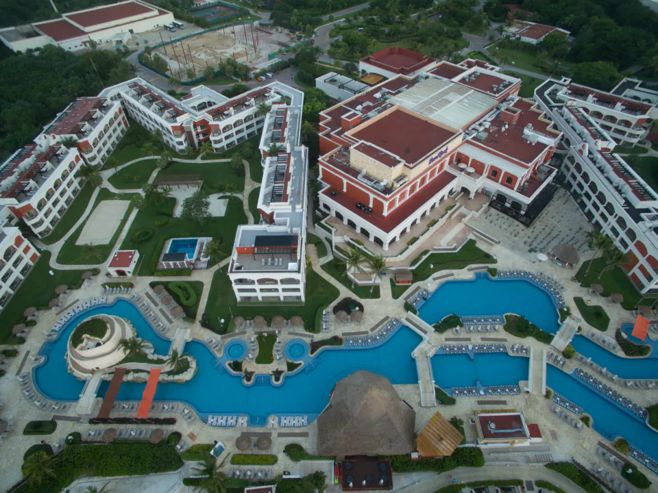 Resort complex aerial photography