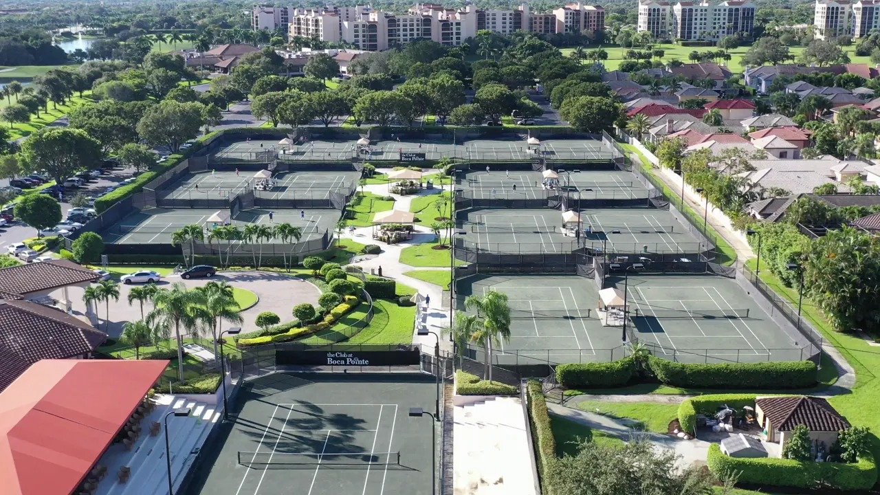 The Club at Boca Pointe — tennis and amenities film